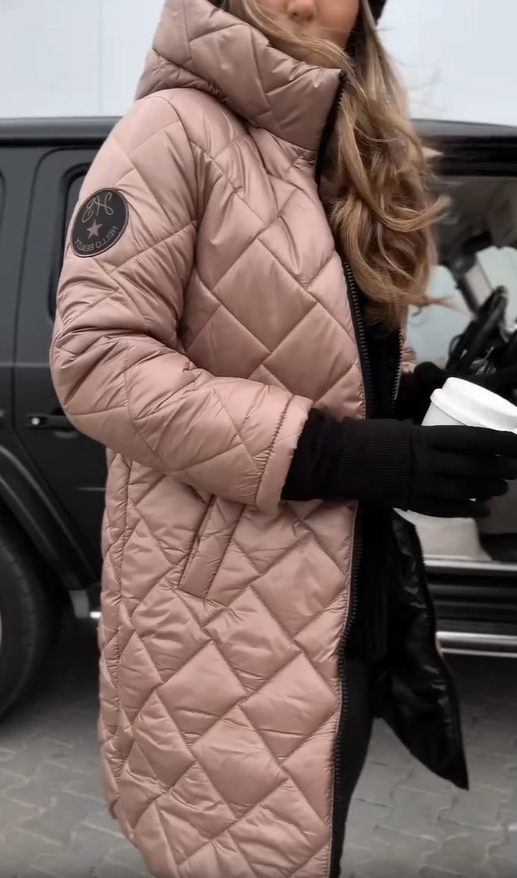 Bogna Bogna Quilted Coat, side view