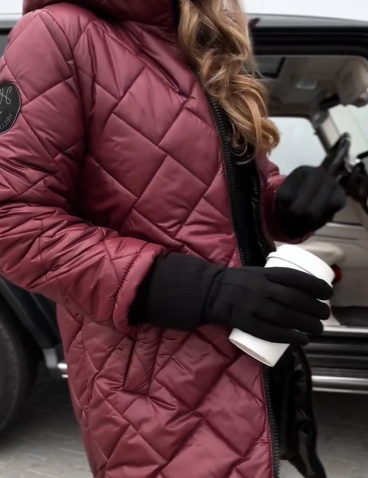 Bogna Bogna Quilted Coat, side view