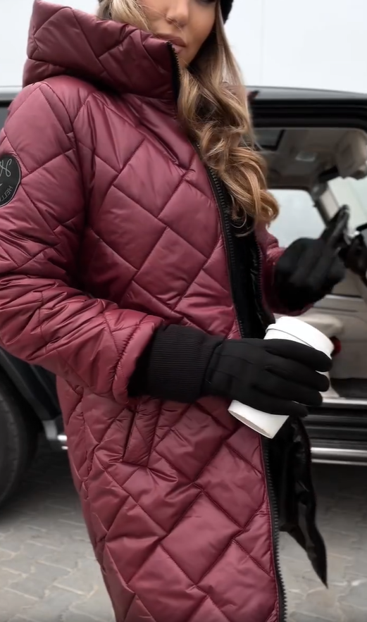 Bogna Bogna Quilted Coat, side view