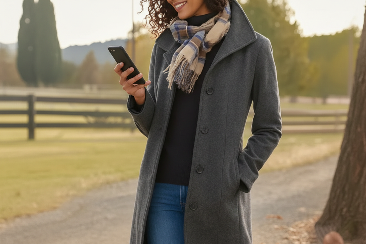 Classic Classic Long Coat, front view