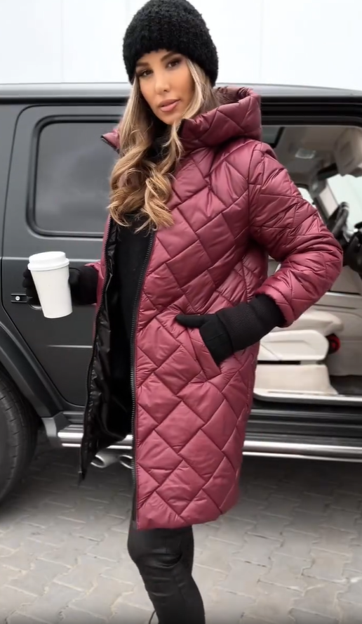 Bogna Bogna Quilted Coat, front view