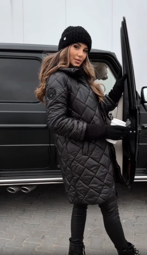 Bogna Bogna Quilted Coat, side view