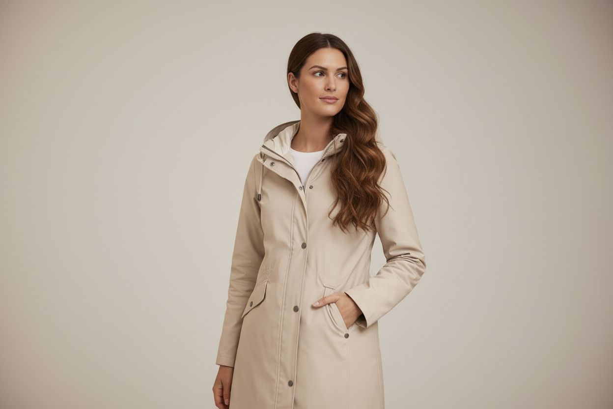 Ingrid Ingrid Raincoat, detail view