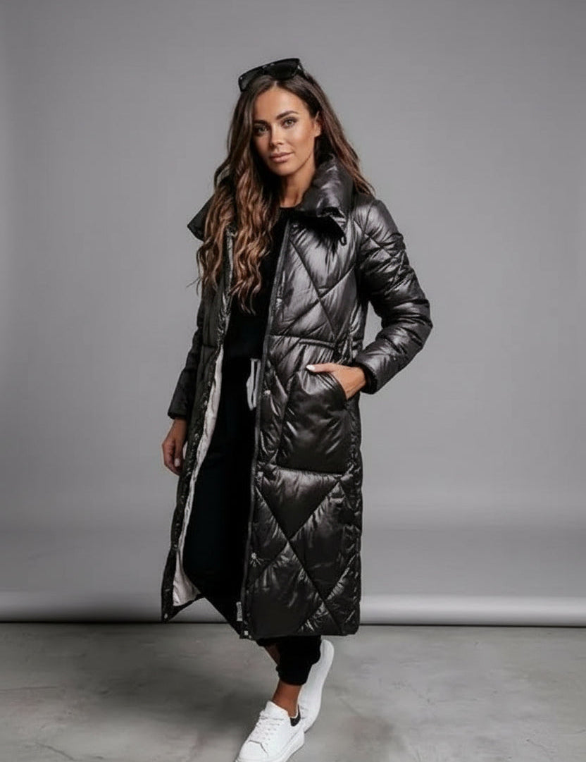 Best-Selling Quilted Jacket Elegant Style, detail view