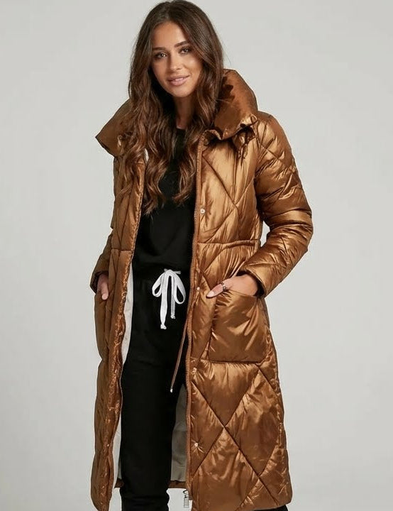 Best-Selling Quilted Jacket Elegant Style, front view