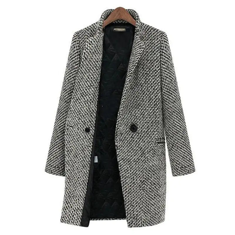 Elegant Elegant Long Coat, detail view