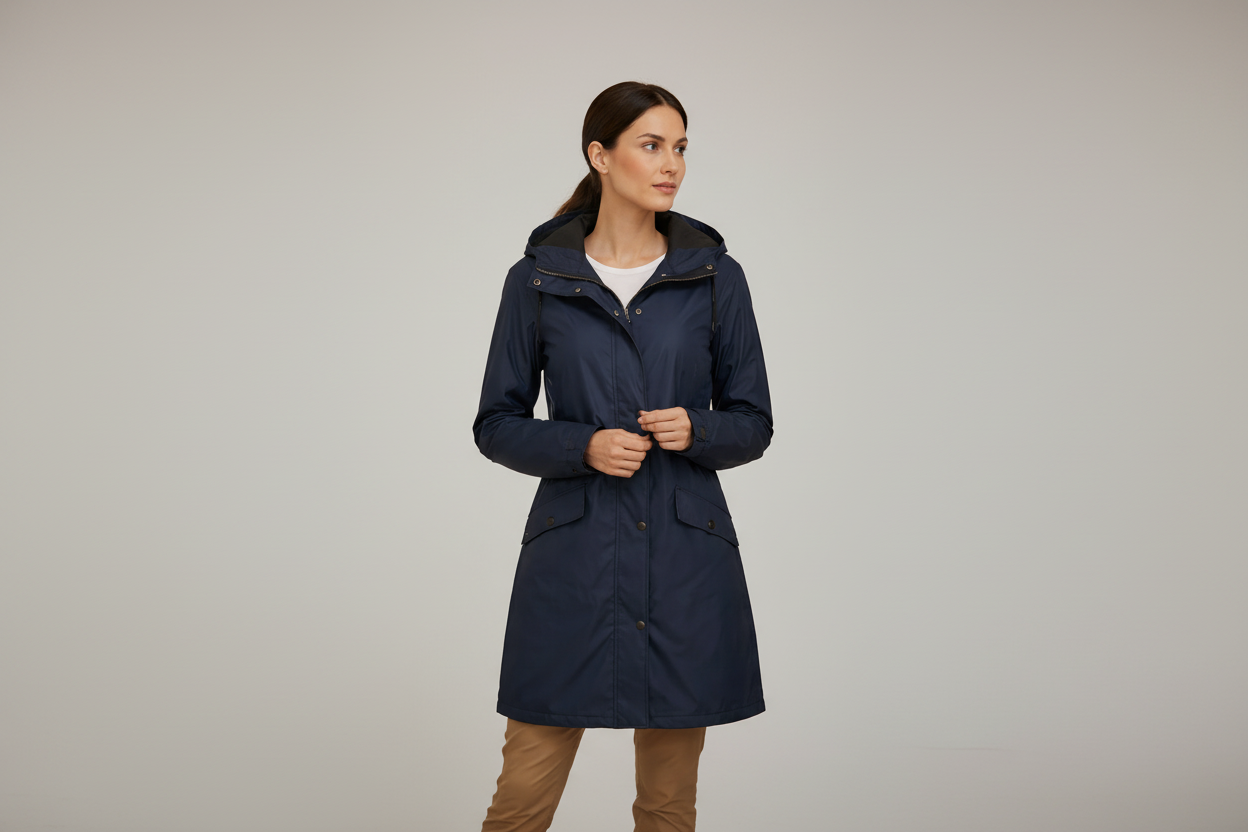 Ingrid Ingrid Raincoat, close-up