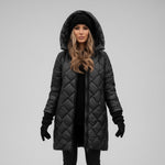 Bogna Bogna Quilted Coat, detail view