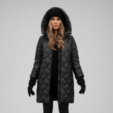 Bogna Bogna Quilted Coat, detail view