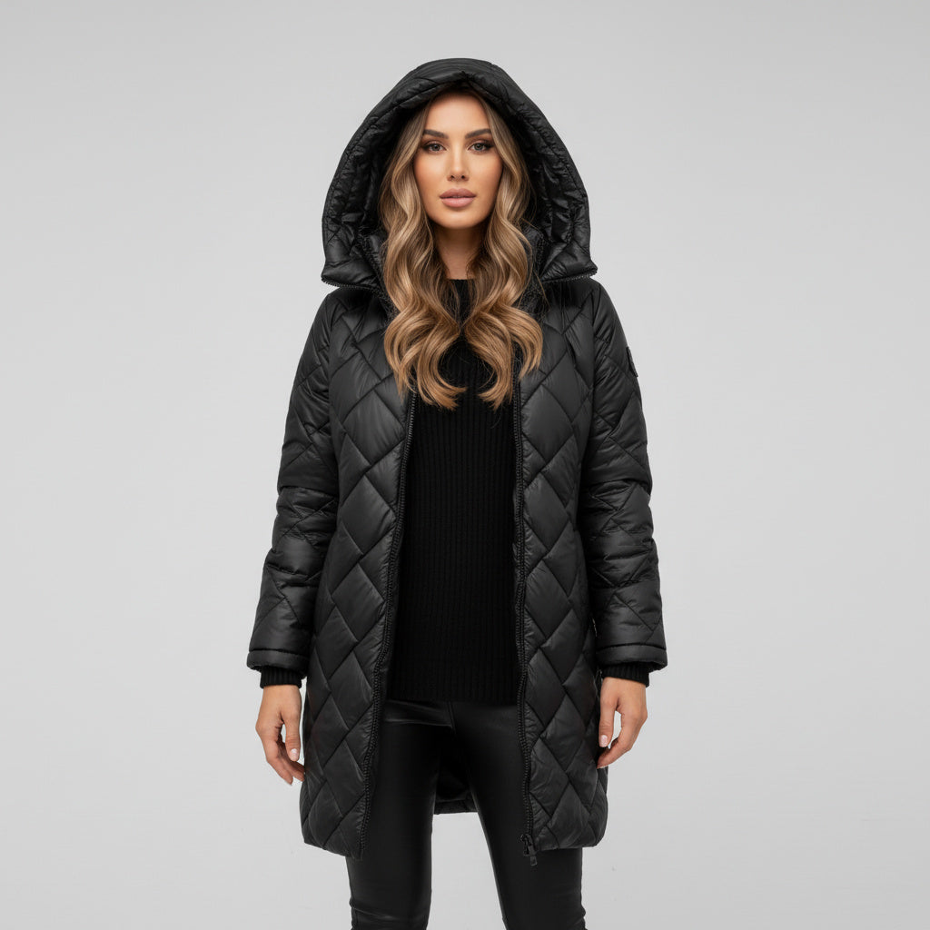 Bogna Bogna Quilted Coat, close-up