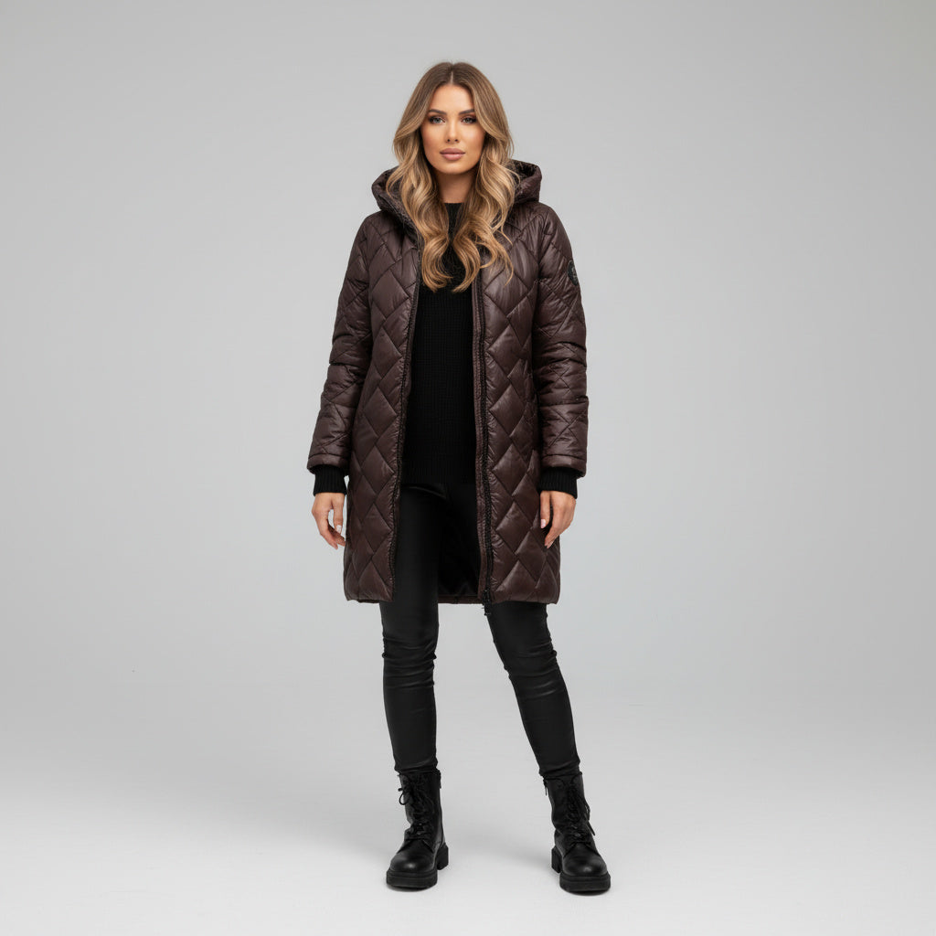 Bogna Bogna Quilted Coat, front view
