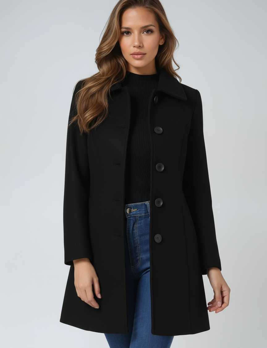 Elegant Elegant Fit & Flare Jacket, front view