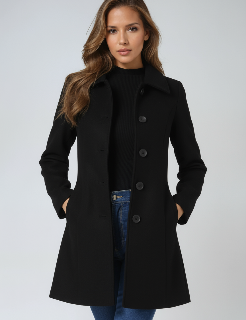 Elegant Elegant Fit & Flare Jacket, detail view