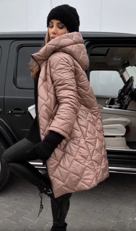 Bogna Bogna Quilted Coat, close-up