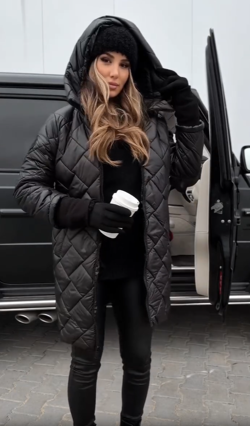 Bogna Bogna Quilted Coat, front view