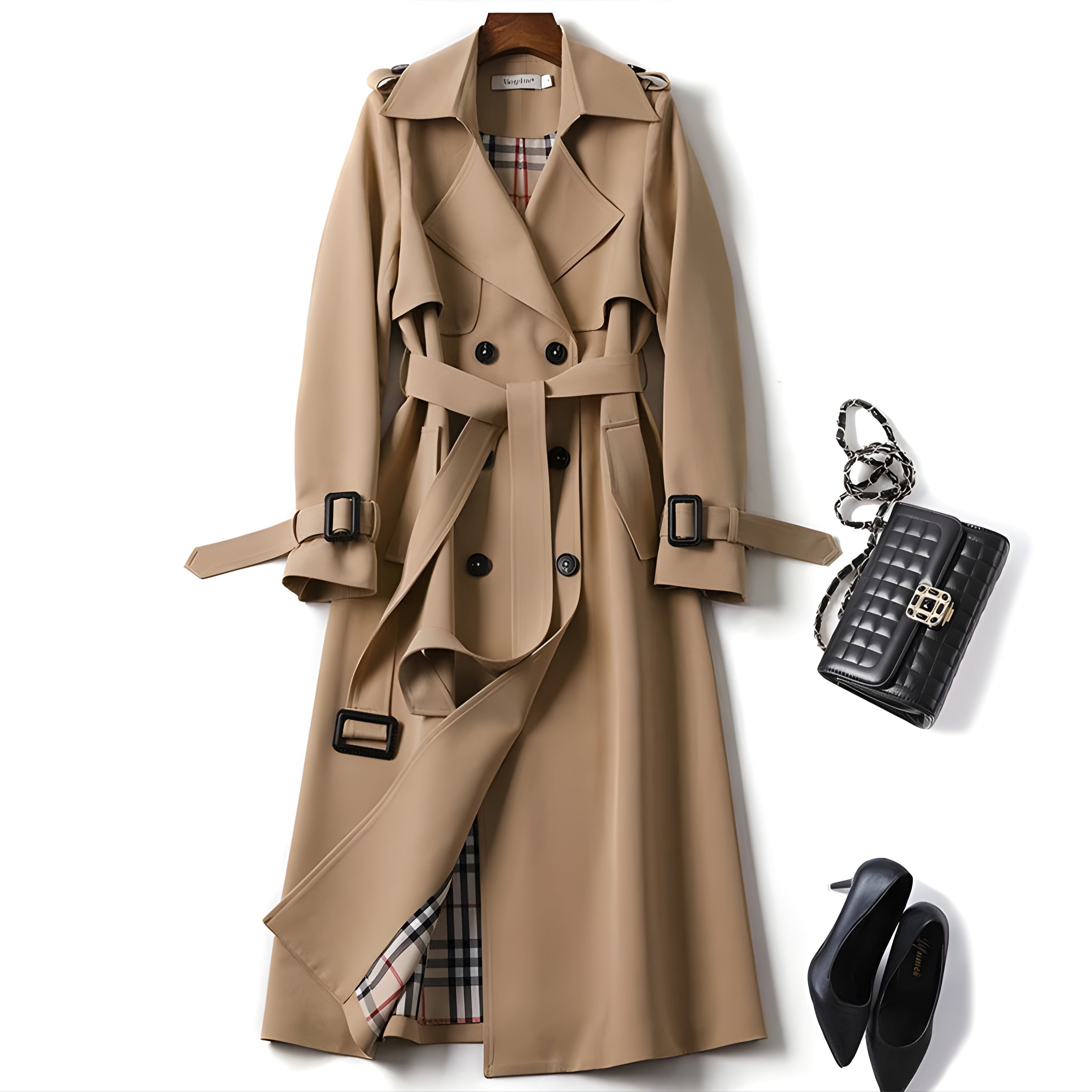 Elegant Elegant Best-Selling Trench Coat, side view