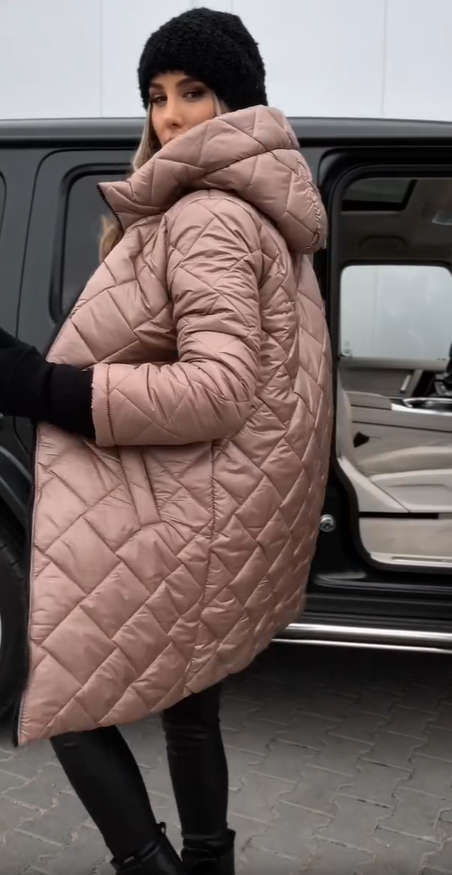 Bogna Bogna Quilted Coat, detail view