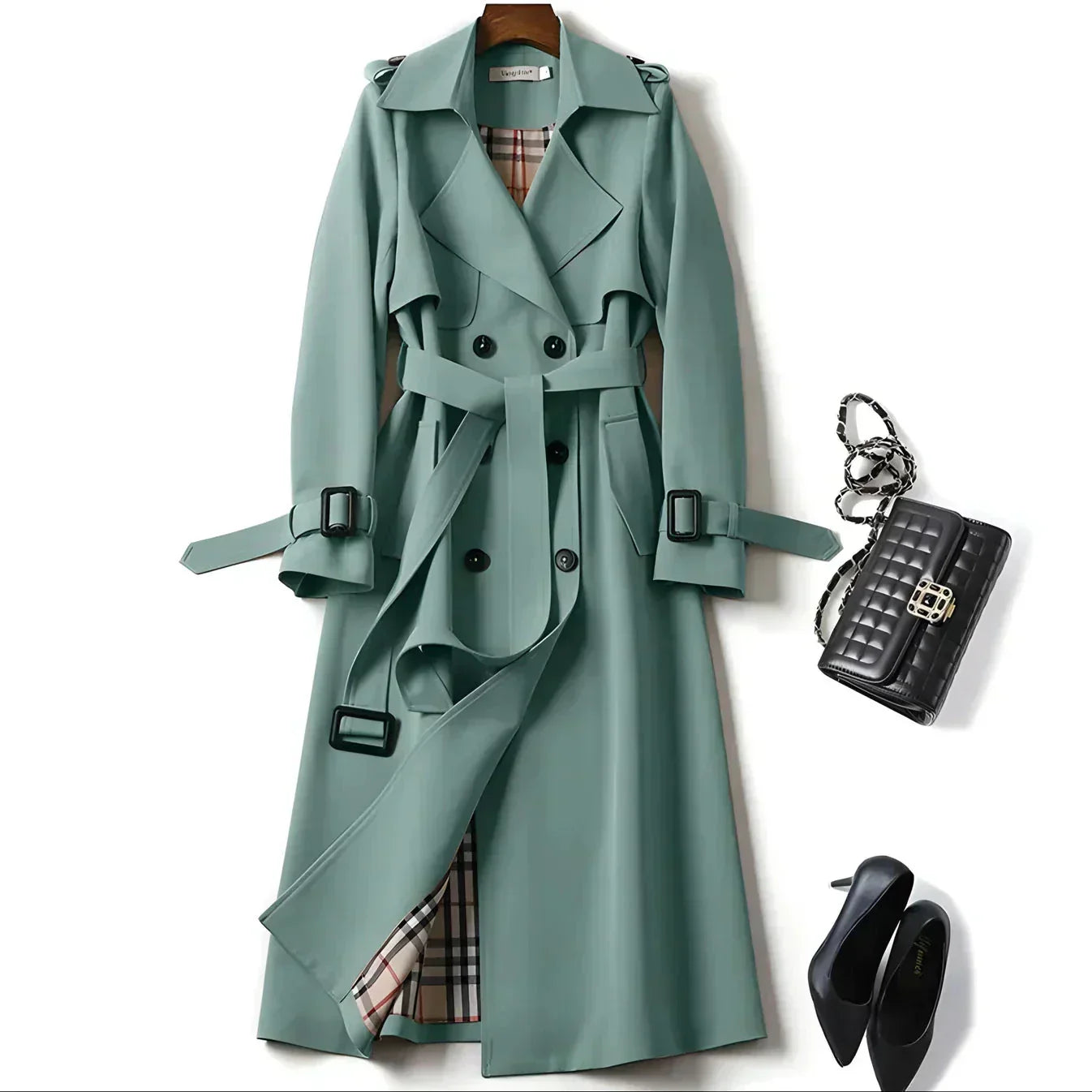 Elegant Elegant Best-Selling Trench Coat, side view