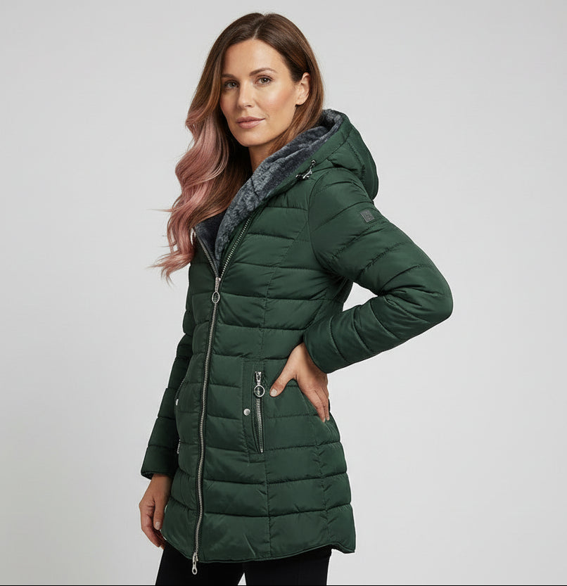 ELVIRA | ELEGANT OVERSIZED HOODED COAT